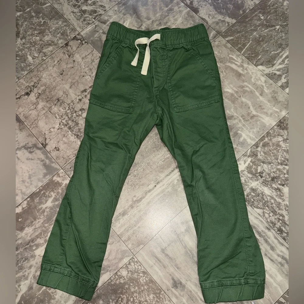 Gap Boys Utility Pull-On Jogger Pants Green Size 4